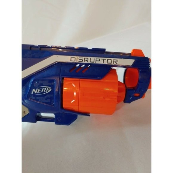 Nerf B9837F07 N-Strike Elite Disruptor Blue Model Tested and Working *NO AMMO* - Picture 8 of 11